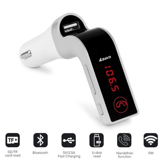 ภาพขนาดย่อของภาพหน้าปกสินค้าCAR G7 ของแท้รับประกัน1ปี Bluetooth FM Transmitter MP3 Music Player SD USB Charger for Smart Phone จากร้าน genesis009 บน Shopee ภาพที่ 4