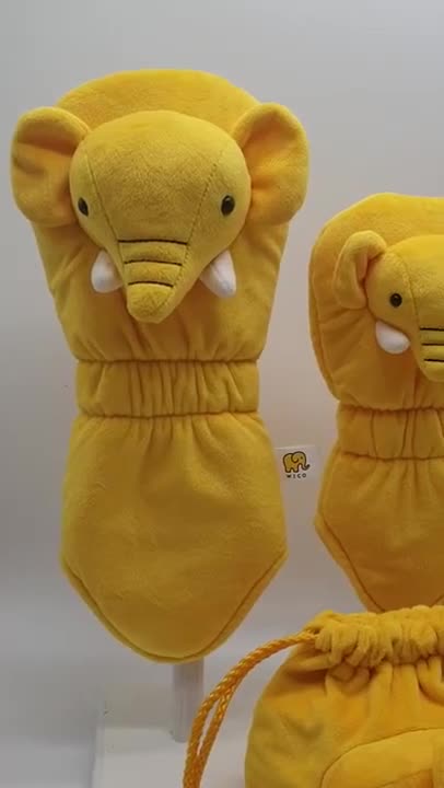 wico-amp-golf-golf-club-cover-yellow-elephant-ไม้หัวกอล์ฟคลับชุดป้องกัน-yellow-elephant-golf-club-head-cover-set