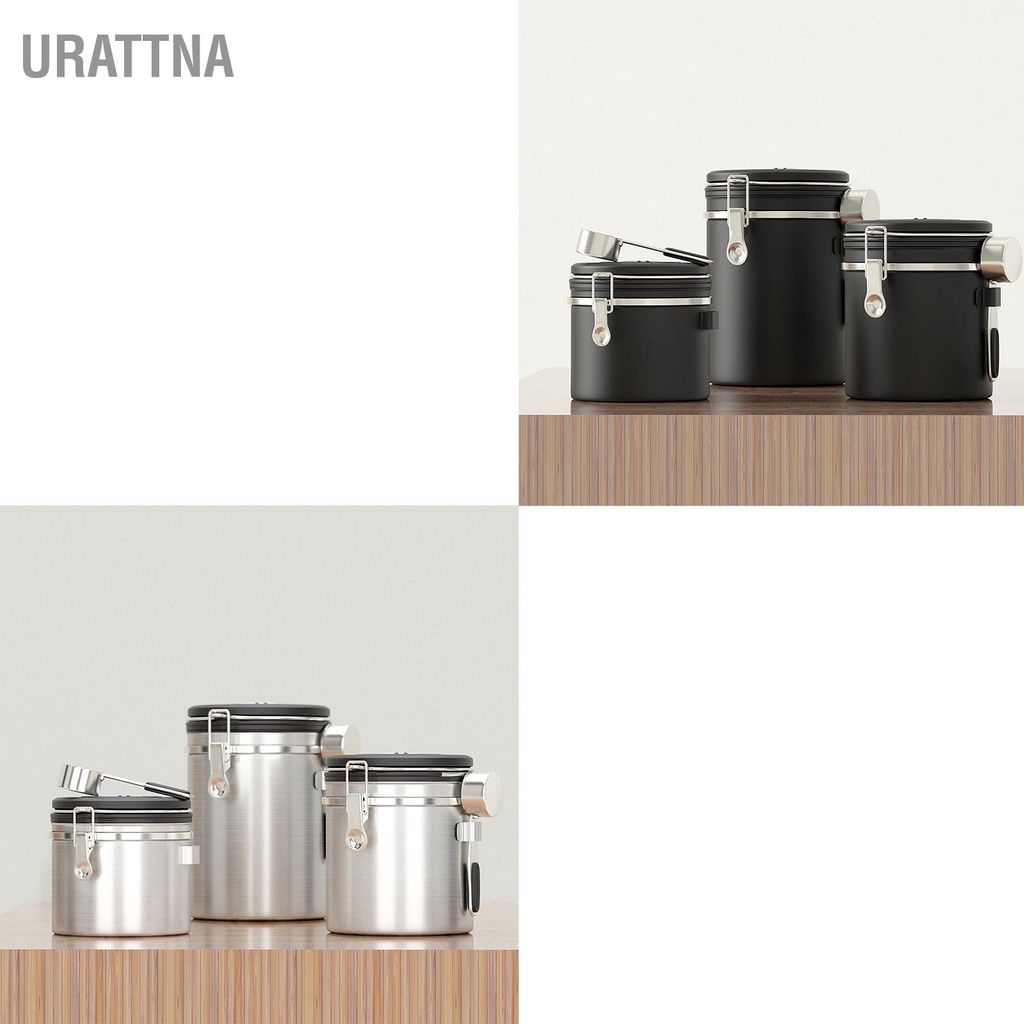 urattna-กระปุกใส่กาแฟ-สเตนเลส-304-พร้อมช้อนวาล์วระบายอากาศ-สําหรับบ้าน-ห้องครัว