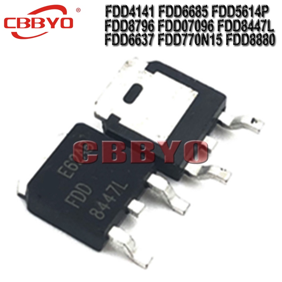 ทรานซิสเตอร์ FDD8447L TO-252 FDD8447 FDD4141 FDD5614P FDD5614 FDD6637 ...