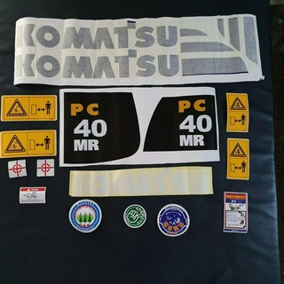 สติ๊กเกอร์ โคมัตสุ KOMATSU PC40MR2