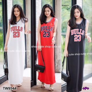 Maxi Dress เดรสยาวแขนกุด KP9544