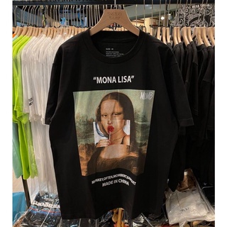 เสื้อยืดแขนสั้น ทรงหลวม สไตล์อเมริกัน สร้างสรรค์ สําหรับผู้ชาย และผู้หญิง