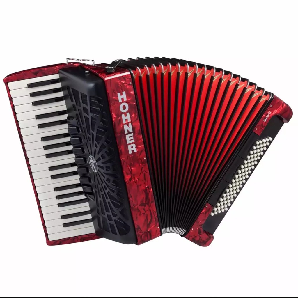 hohner-bravo-iii-chromatic-accordion-80-bass-37-key-แอคคอเดียน-แอคคอร์เดียน-ฟรีกระเป๋าใส่สะพาย