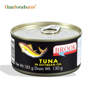 ภาพหน้าปกสินค้าบรูค ปลาทูน่าในน้ำมันพืช 185 กรัม Brook Tuna in Oil 185 g. ซึ่งคุณอาจชอบสินค้านี้