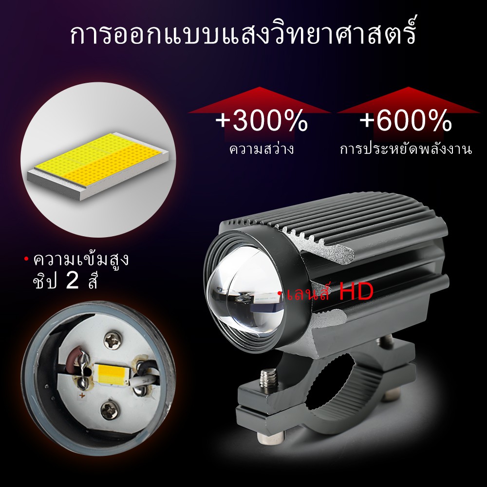 hl-1-คู่-super-bright-tri-สีรถจักรยานยนต์-wing-led-ภายนอกไฟหน้ารถ-atv-ขับรถ-foglight-เสริม-spotlight