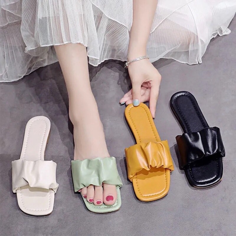 ภาพสินค้าZ01 ส่งเร็วรองเท้าแตะแฟชั่น (เป็นยาง) รองเท้าแตะผู้หญิง นุ่ม รองเท้าเกาหลี รองเท้าลำลอง จากร้าน cui6688 บน Shopee ภาพที่ 1