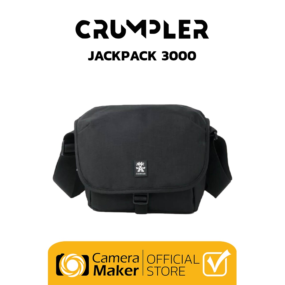 crumpler-กระเป๋ากล้อง-กระเป๋าแฟชั่น-กระเป๋าสะพายข้าง-รุ่น-jackpack-black-ประกันศูนย์