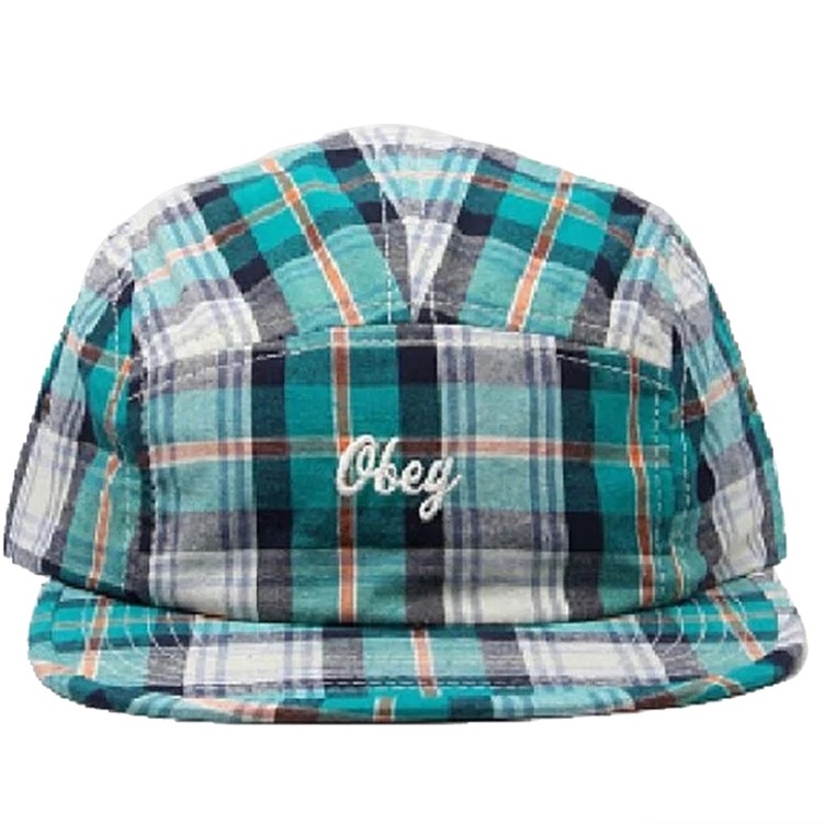 obey-หมวกรุ่น-hinton-5-panel-สี-green-multi