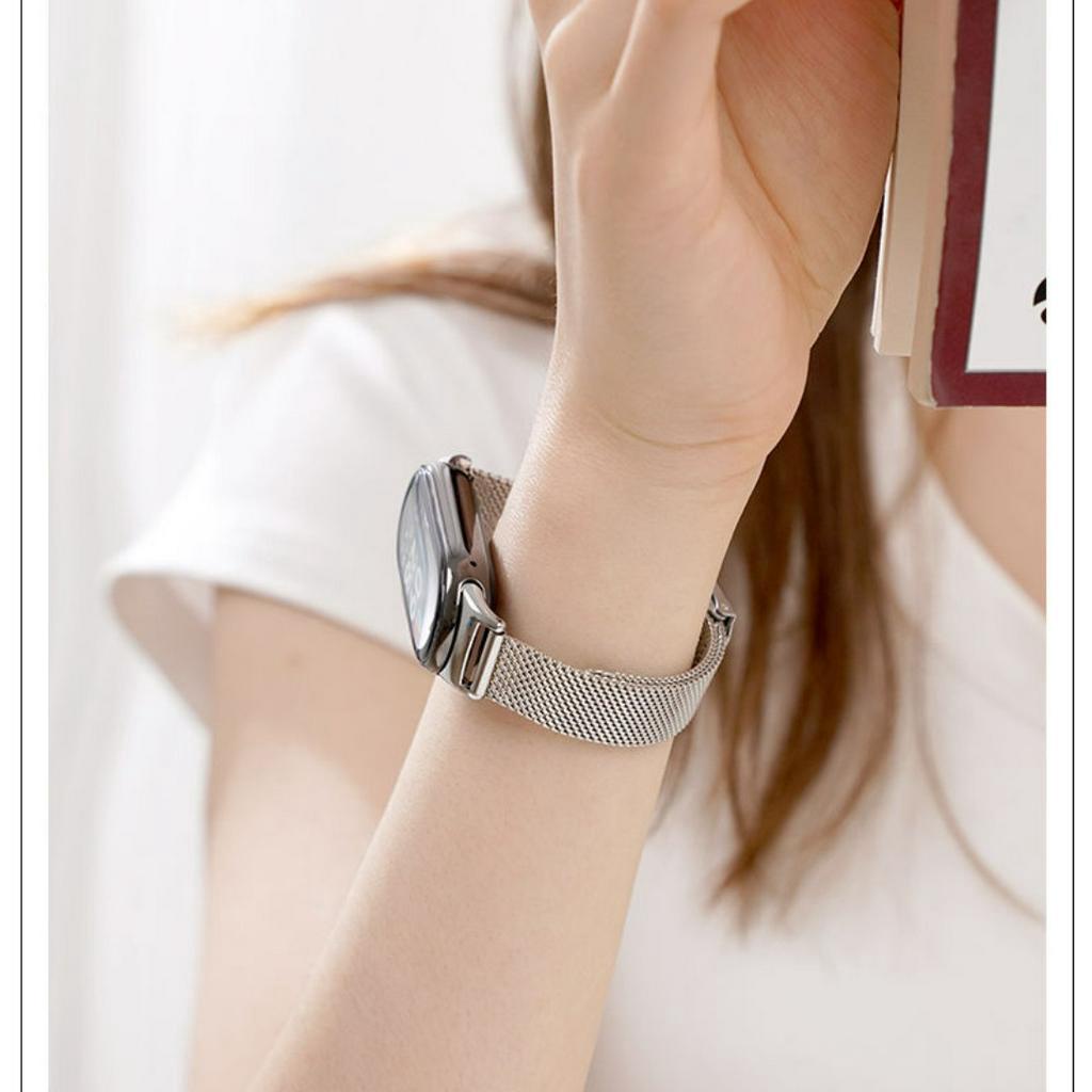 สายนาฬิกาข้อมือสเตนเลส-หัวเข็มขัดโลหะ-แบบเปลี่ยน-สําหรับ-xiaomi-mi-band-8-xiaomi-watch-band8-nfc