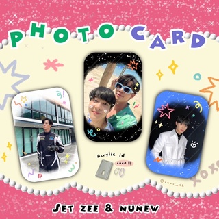 สินค้า ZeeNunew 🤍 Photo card set 1 set : 3ea #ซีนุนิว นิ่งเฮียก็หาว่าซื่อ 👀🍎🗯