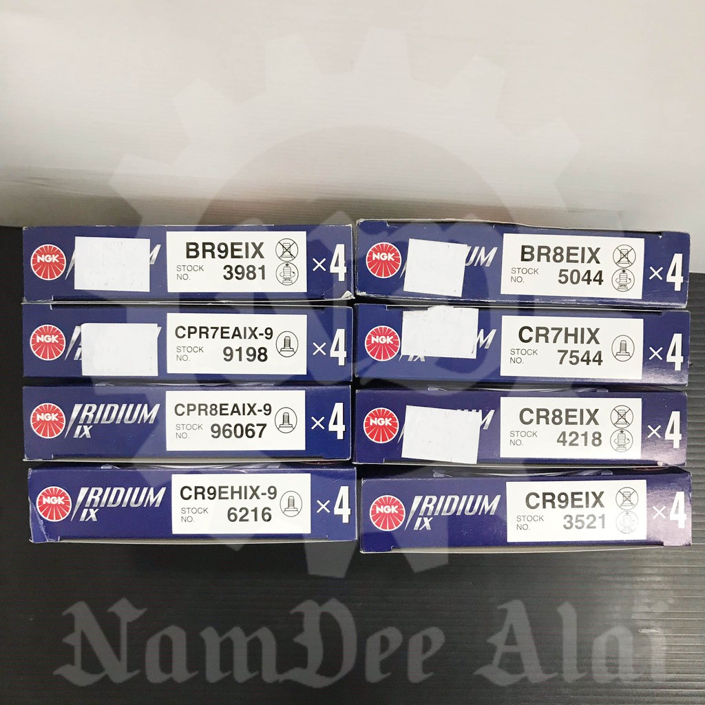 NGK Iridium หัวเทียน (ยกกล่อง กล่องละ 4 หัว) (หลากหลายรุ่น) | Shopee ...