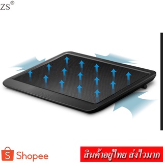 ภาพขนาดย่อของสินค้าZS NOTEBOOK COOLING PAD พัดลมระบายความร้อน สำหรับโน๊ตบุ๊ค รุ่น M19