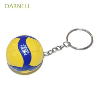 DARNELL Fashion Volleyball Keychain Keychain Ball Toy Ball Key Holder Ring Leather Volleyball Sport Key Chain Cute For Players Mini Volleyball Car Keychain Volleyball Pendant PVC