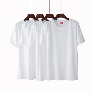 เสื้อยืด ✿ราคาพิเศษ✿ เกาหลี ฤดูร้อน ชาย หญิง เสื้อ t-shirt ขาว ป่า เสื้อคู่รัก