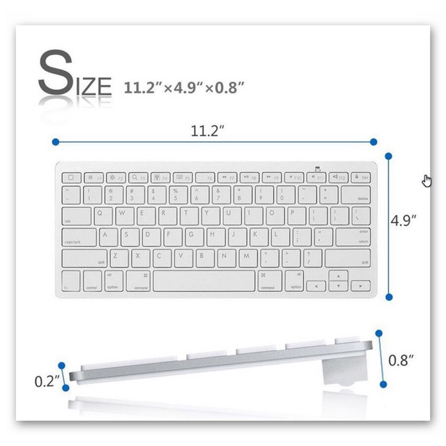 keyboard-bluetoothแป้นพิมพ์ภาษาไทยรุ่นbk3001สำหรับ-ios-android