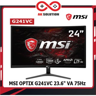 MONITOR (จอมอนิเตอร์) MSI OPTIX G2412 23.6 "VA 75Hz (Curve Monitor)