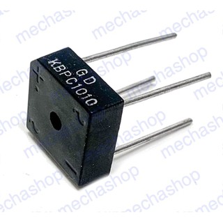 ไดโอด ไดโอดบริดจ์ ไดโอดเรคติไฟร์ 10A 1000V Bridge Rectifier Square KBPC1010