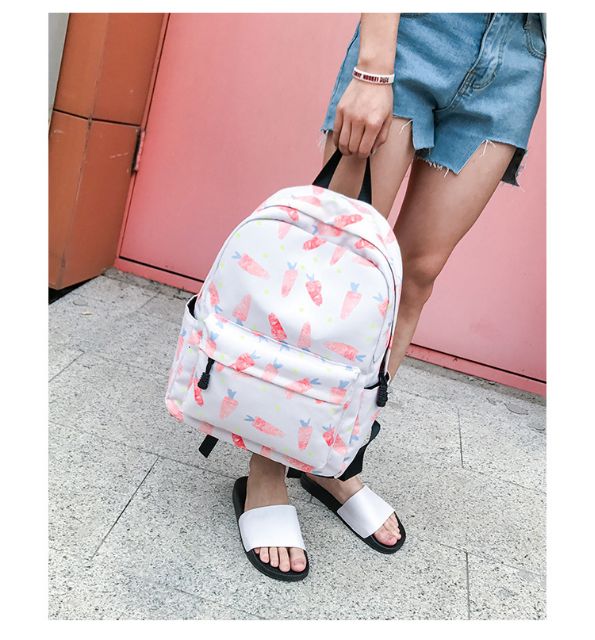 กระเป๋าเป้ลายแครอท-พร้อมส่ง