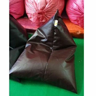 พร้อมส่ง-บรรจุโฟมแล้ว-bean-bag-เก้าอี้ทรงชีส-วัสดุหนังเทียม-pvc-สีแดงและสีอื่นๆ-70-x-90-cm