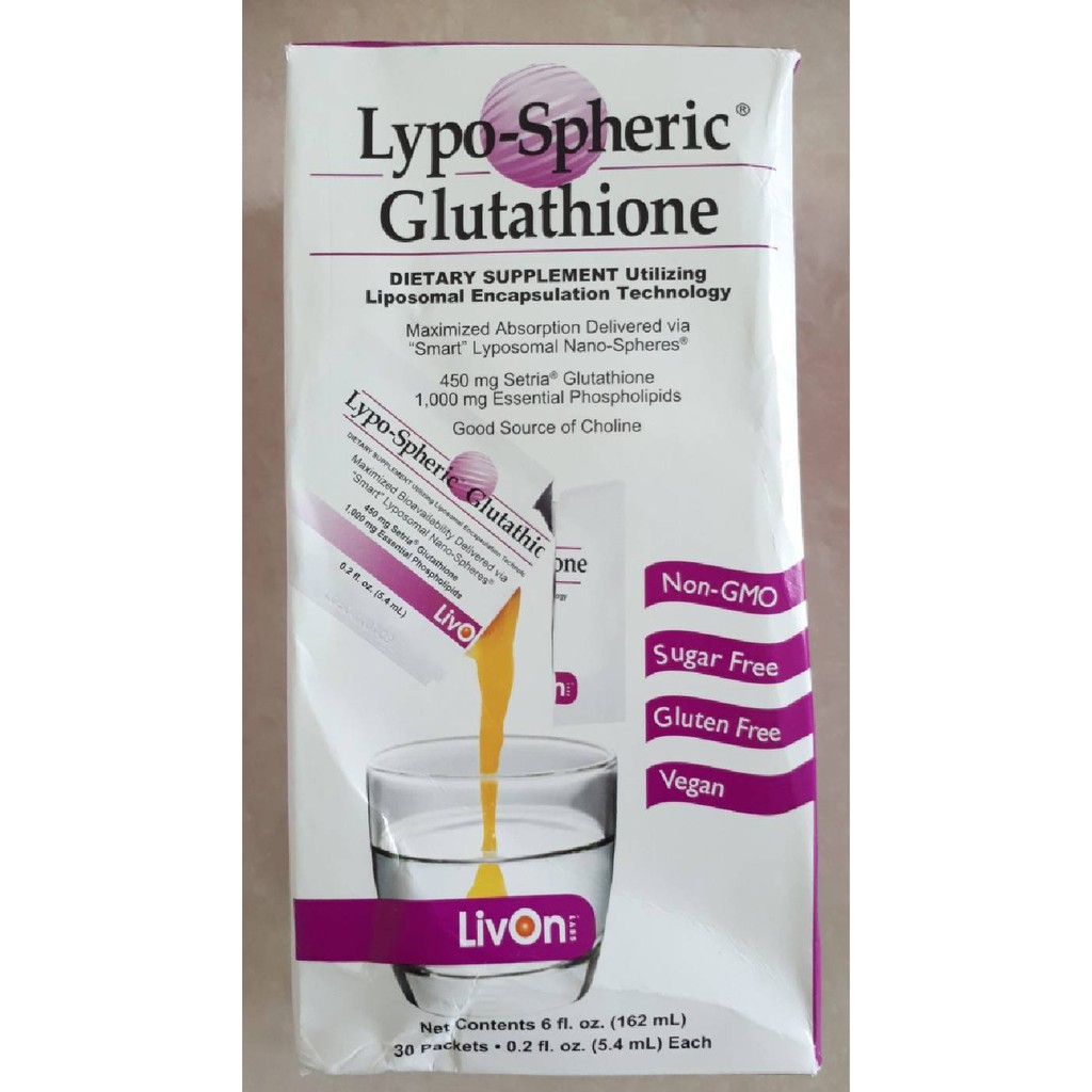 livon-lypo-spheric-glutathione-gsh-กลูต้าเจล-กลูต้าไธโอน-รูปแบบพิเศษ-liposome