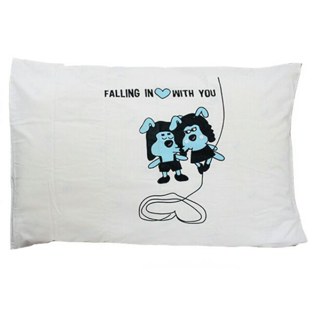 ซื้อ-1-แถม-1-ปลอกหมอนเดี่ยว-ลาย-falling-in-love-with-you