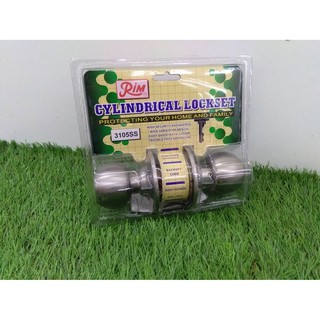 ลูกบิดประตูห้องทั่วไป Rim CYLINDRICAL LOCKSET 3105SS  003572