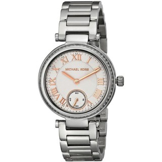 Michael Kors MK5970 33mm Silver Steel Bracelet  Case MineralWomens Watch