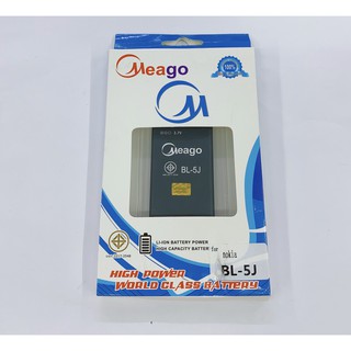 Battery Meago แบตเตอรี่ รุ่น NOKIA BL-5J สินค้าพร้อมส่ง