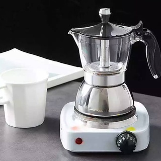 ภาพหน้าปกสินค้าหม้อชงกาแฟ มอคค่าพอท 180ml Moka Pot มอคค่า พ็อต กาต้มกาแฟสด หม้อชงกาแฟ //พร้อมส่ง ซึ่งคุณอาจชอบราคาและรีวิวของสินค้านี้