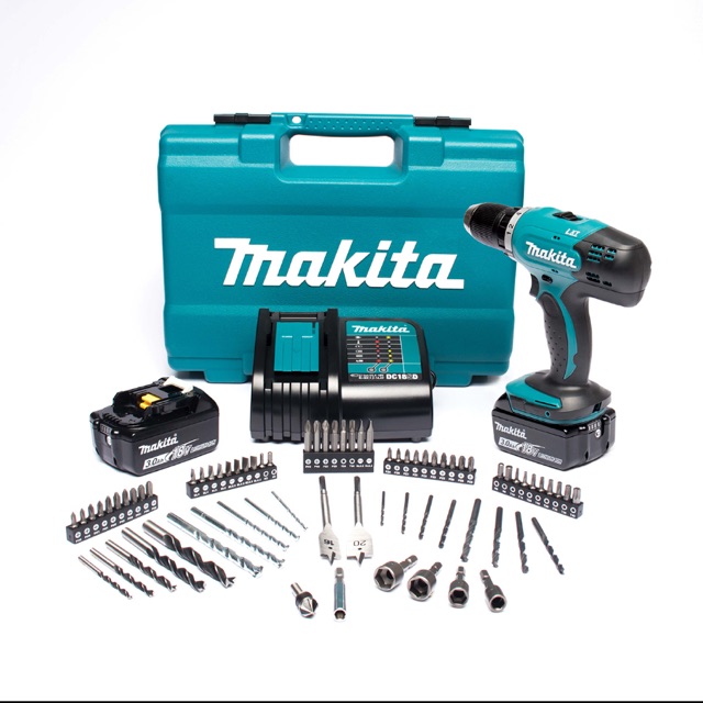 สว่านแบต-18v-makita-ddf453sfx1-พร้อมอุปก