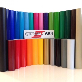 ภาพหน้าปกสินค้าสติ๊กเกอร์ ORACAL651 ขนาด 30 cm x 30  60 90 cm สีเงา Glossy ใช้ติดรถ แต่งลาย สิ่งของ ป้ายโฆษณา กลางแจ้ง ทนน้ำ ทนฝน 2465 ซึ่งคุณอาจชอบราคาและรีวิวของสินค้านี้