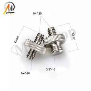ภาพหน้าปกสินค้า1/4 ผู้ ไป 1/4 (3/8) ผู้ ตัวปรับเกลียวสำหรับโครงใส่กล้อง/ไหล่/ขาตั้ง/ซ็อกเก็ตสตูดิโอ/อุปกรณ์แสงสว่าง/LED/GoPro 1/4 inch ที่เกี่ยวข้อง