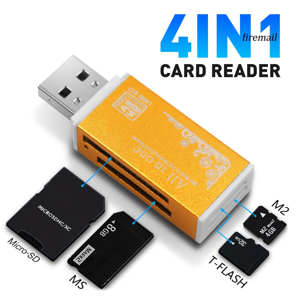 อะแดปเตอร์การ์ดรีดเดอร์-usb-2-0-micro-sd-tf-ct-ms-sdhc-mmc