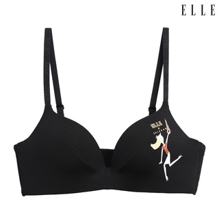 ELLE lingerie Molded bra ยกทรงรูปแบบไร้โครงพิมพ์ลายกราฟฟิก - LB4713