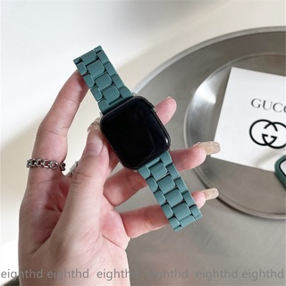 สายนาฬิกาข้อมือเรซิ่น สีแคนดี้ สําหรับ Smart Watches Series Ultra 8 7 6 SE 5 4 3 2 1 ins ขนาด 49 มม. 41 มม. 45 มม. 44 มม. 42 มม. 40 มม. 38 มม.
