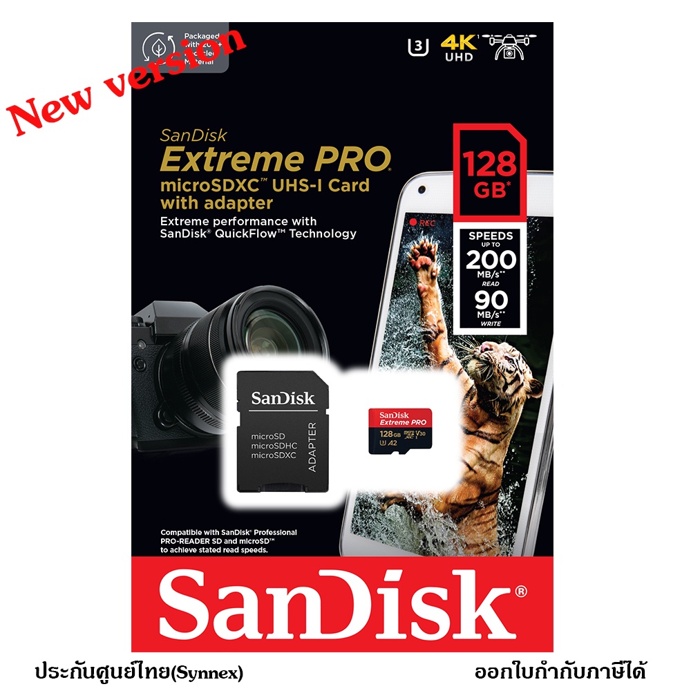 ภาพหน้าปกสินค้าSanDisk Extreme PRO MicroSDXC UHS-I 128GB Card จากร้าน neodigital บน Shopee