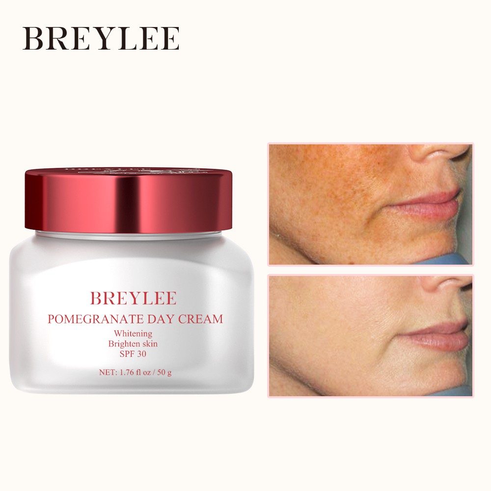 breylee-ทับทิม-ครีม-เดย์ครีมไวท์เทนนิ่งให้ความชุ่มชื้น-50-กรัม-whitening-pomegranate-day-cream