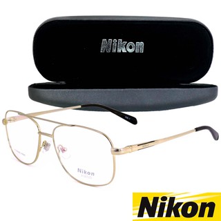 Nikon แว่นตา รุ่น 1397 C-1 สีทอง ทรงสปอร์ต วัสดุ สเตนเลสสตีล (เหล็กกล้าไร้สนิม) ขาสปริง