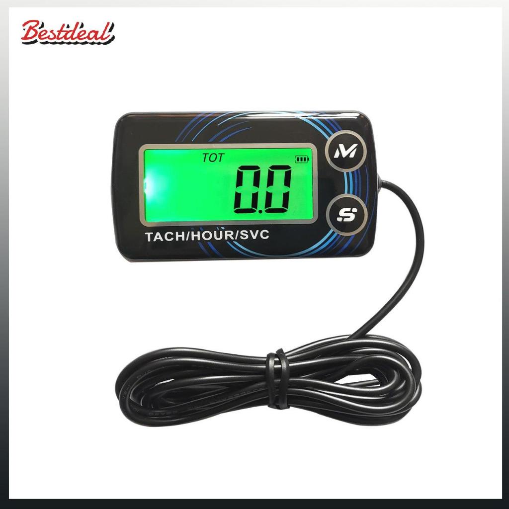 พร้อมส่ง-cod-dj-a01-hour-meter-lcd-display-portable-tachometer-timer-chainsaw-tachometer