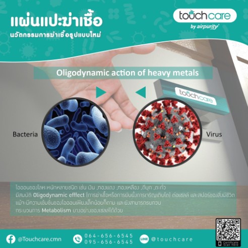 touch-care-แผ่นแปะฆ่าเชื้อไวรัสรูปมือ-99-99-hand-shaped-antimicrobial-pad