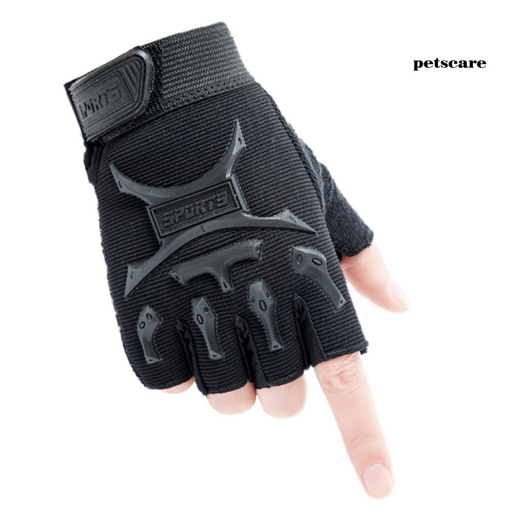 qx-ถุงมือครึ่งนิ้ว-กันลื่น-ระบายอากาศ-สําหรับเด็ก-1-คู่
