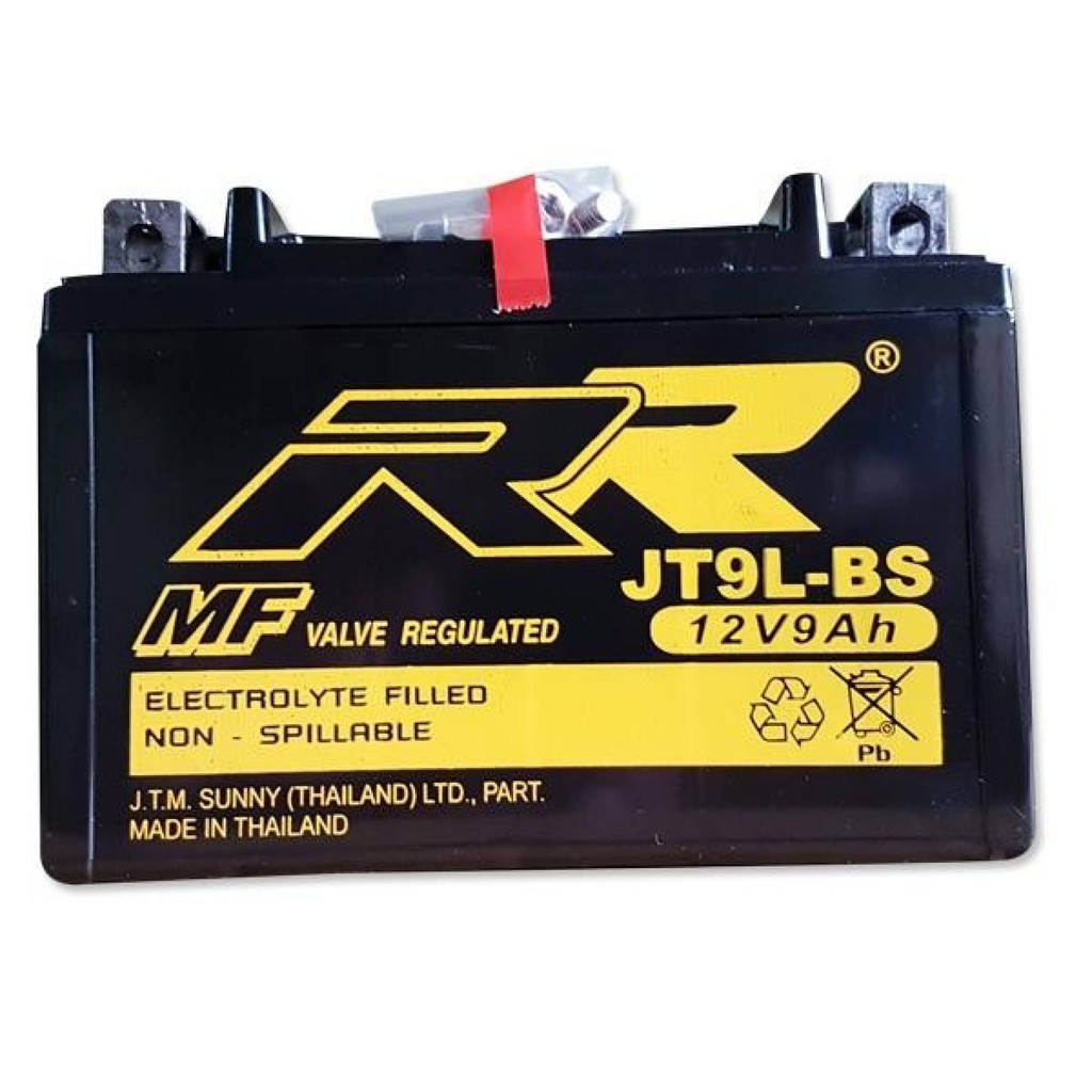 แบตเตอรี่แห้ง-rr-รุ่น-jtl9-bs-ขนาด-12v9ah-สำหรับ-ninja300-z300-z800-z900-versysx-boneville-daytona-cb400sf-cb400-cb-1