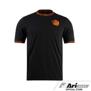 ARI PORT FC 2022/2023 TEE - BLACK/ORANGE เสื้อยืด อาริ การท่าเรือ เอฟซี สีดำ