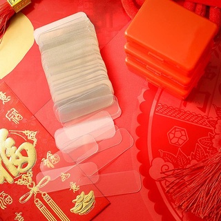 60Pcs Chinese Spring Festival Double-sided Tape New Year Universal Transparent Non-Marking Couplet Stickers