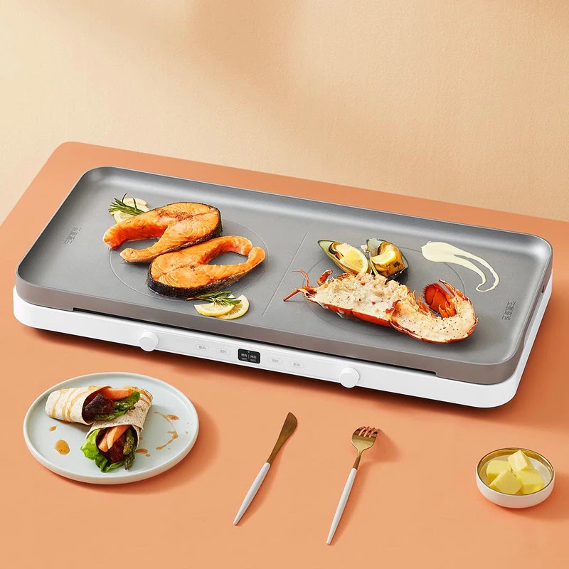 เตา-เตาแม่เหล็กไฟฟ้า-xiaomi-mijia-dual-burner-induction-cooker-100-firepower-adjustment-เตาอเนกประสงค์-เตาประกอบอาหาร