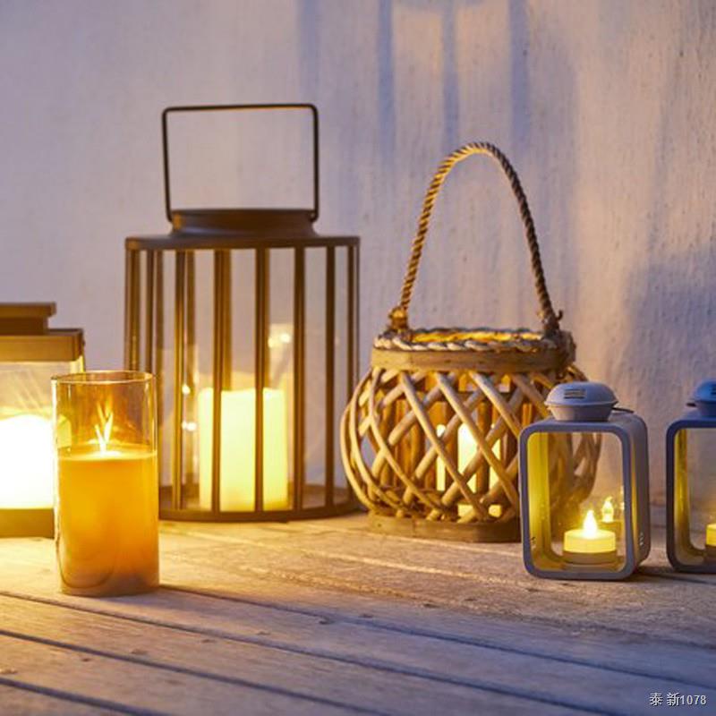 JYSK เทียน LED FISKEHEJRE 15x25 เทาอ่อน [ เทียนไฟฟ้า LED เทียนปลอมไฟฟ้า