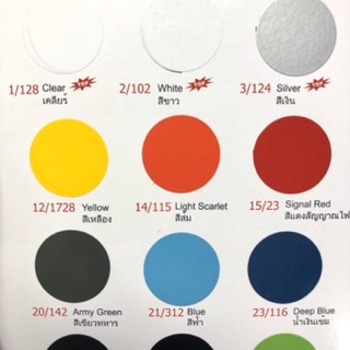 ภาพขนาดย่อของภาพหน้าปกสินค้ากดเลือกสี สีสเปรย์ซามูไร เบอร์มาตรฐาน สี Standard samurai spray - 400 ml จากร้าน srirodyon บน Shopee ภาพที่ 1