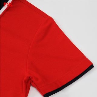 ภาพขนาดย่อของภาพหน้าปกสินค้าเสื้อโปโล Summer Collection สีแดง PK116 - PMK Polomaker จากร้าน pmkpolomaker บน Shopee ภาพที่ 6