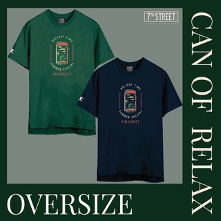 ภาพหน้าปกสินค้าเสื้อยืดแขนสั้น ทรง Oversize  7th street  ลาย  Can of relax 🍀  รุ่น O-COR  ของแท้ พร้อมส่ง ที่เกี่ยวข้อง